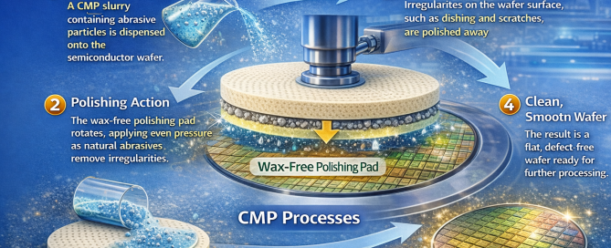 How Wax-Free Polishing Pads Work in CMP Processes