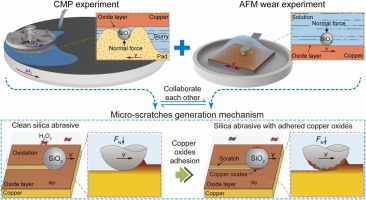 Oversized particles causing localized stress concentration and scratch formation during CMP.