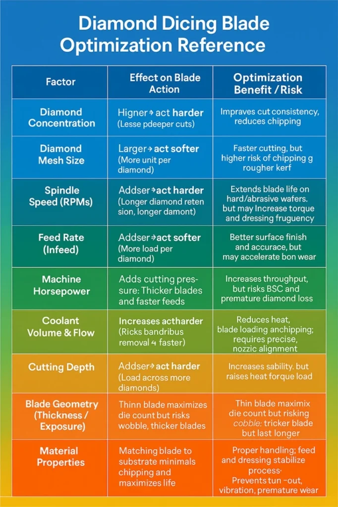 Dicing Blade Wear Too Fast Heres What to Check