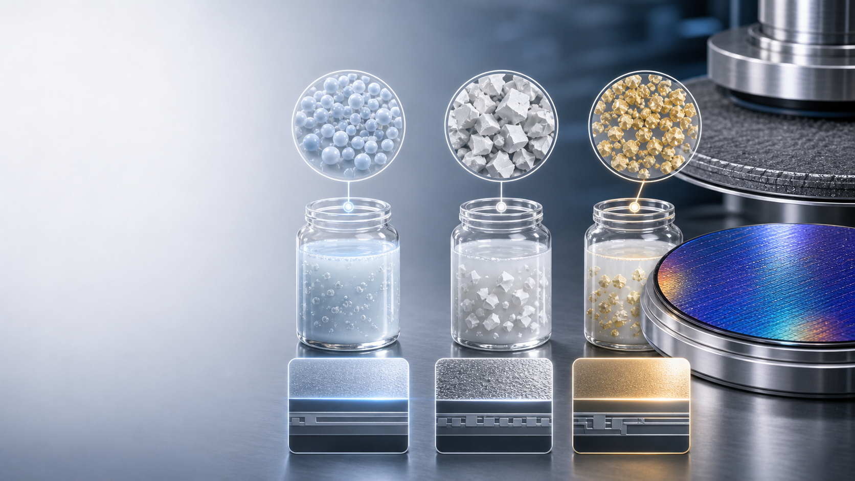 CMP Slurry Abrasives Explained Silica vs Alumina vs Ceria