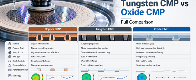 Copper CMP vs Tungsten CMPvs Oxide CMP Full Comparison