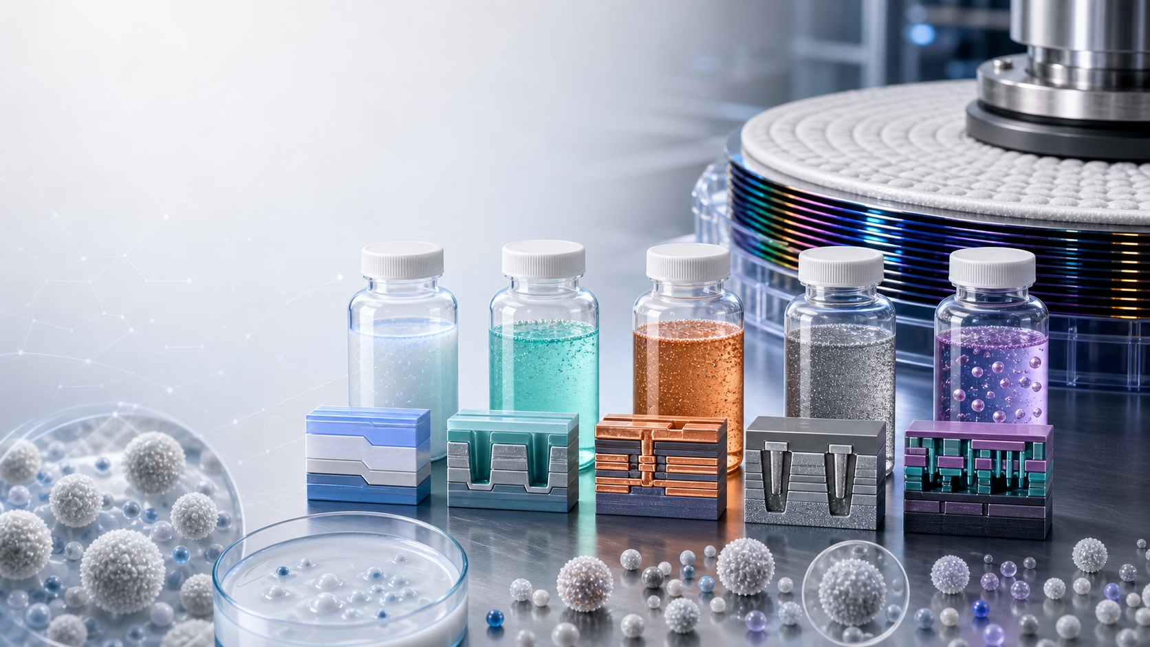 CMP Slurry Types Explained: Oxide, STI, Copper, Tungsten & Beyond