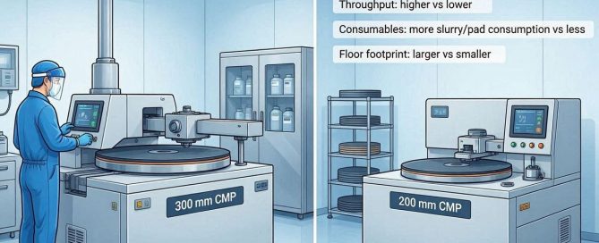 300mm vs 200mm chemical mechanical planarization Equipment Key Differences