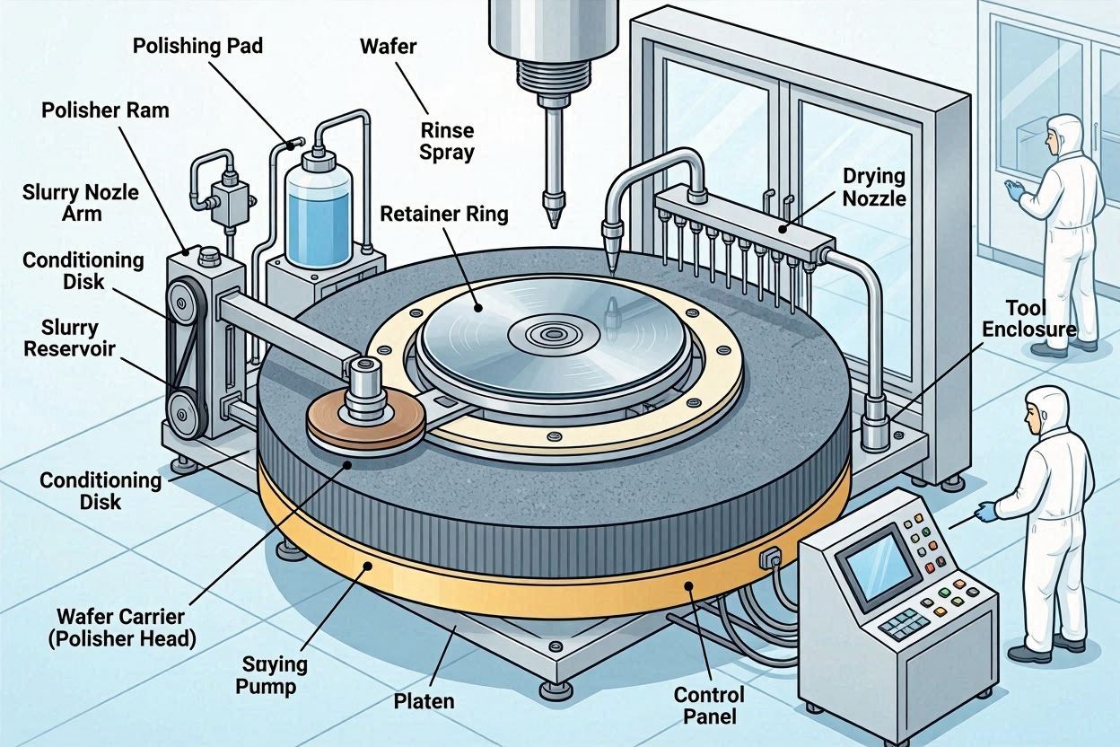 CMP Equipment Key Components Explained