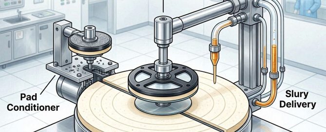 CMP Machine Components Explained Polishing Head, Platen, Slurry Delivery & Pad Conditioner