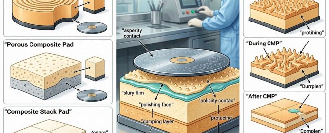 CMP Polishing Pads Types, Structure & Role in Wafer Planarization
