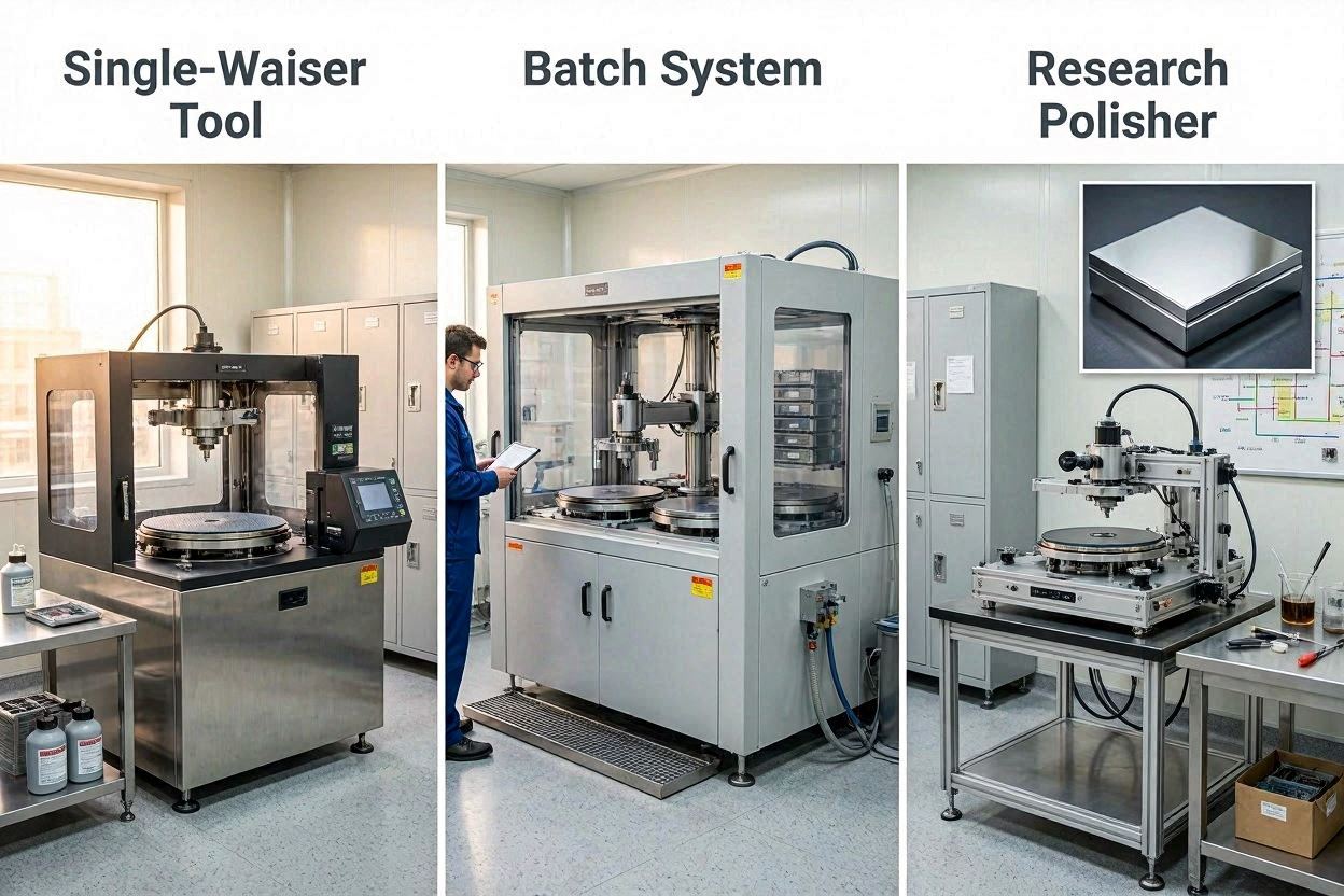 Types of CMP Machines Single-Wafer Tools, Batch Systems & Research Polishers Compared