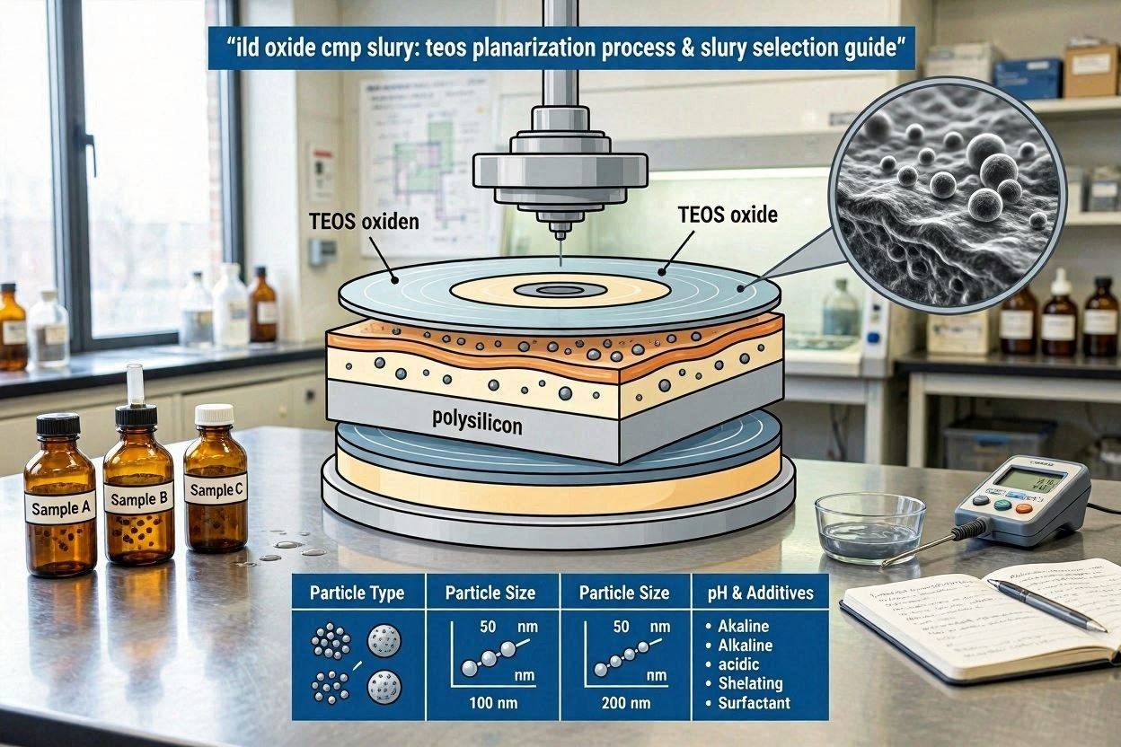 ILD Oxide CMP Slurry: TEOS Planarization Process & Slurry Selection Guide
