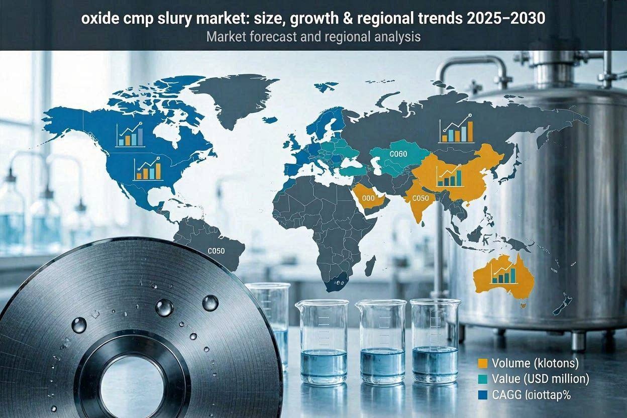 Oxide CMP Slurry Market: Size, Growth & Regional Trends 2025–2030
